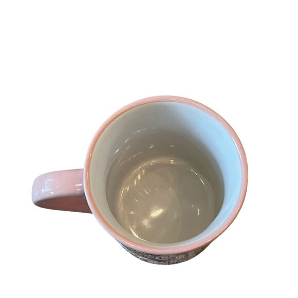 Clementine CATS Christmas Mug 16oz Pink Ceramic Holiday NEW - Picture 7 of 10